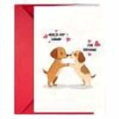 Valentines Day Card for Him, Her – Cute Love Card with Heart – Romantic Anniversary Card for Couple, Husband, Wife – Sweet Love Gifts for Valentine or Any Occasion for Men, Women,B