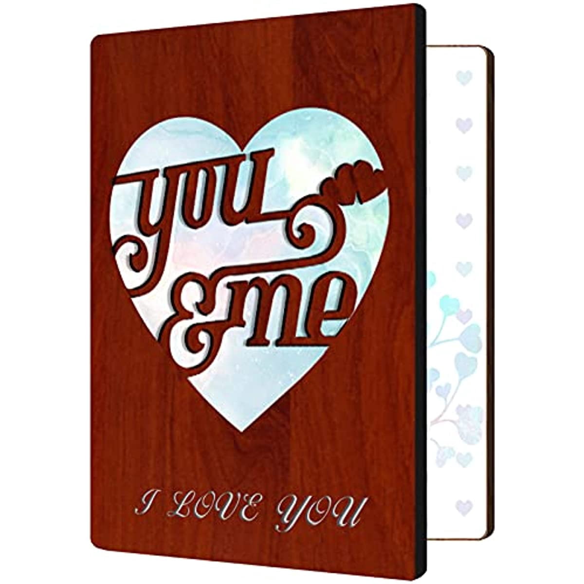 You Are Loved Wooden Greeting Card - Mailable Postcard For Mom (4x6 Inch)