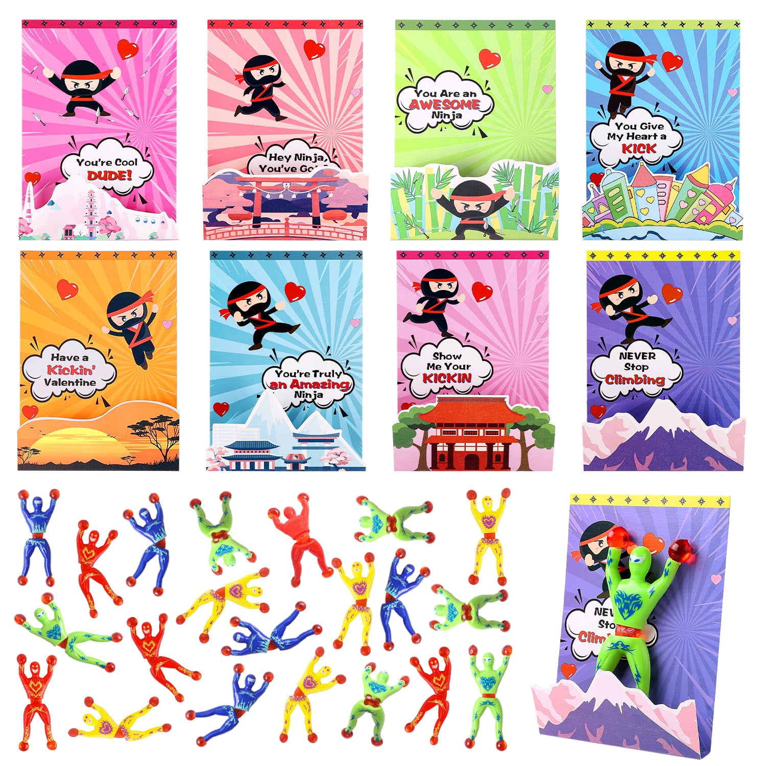 Valentines Day Cards For Kids, 32 Pack Valentines Day Gifts For Kids ...