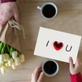 thumbnail image 1 of Valentines Day Cards with Love Heart, Blank Note Cards, Anniversary Love Cards for Her or Him, Mother's Day, Thank You Greeting Birthday Cards, 3.9" x 5.9", C, 1 of 5