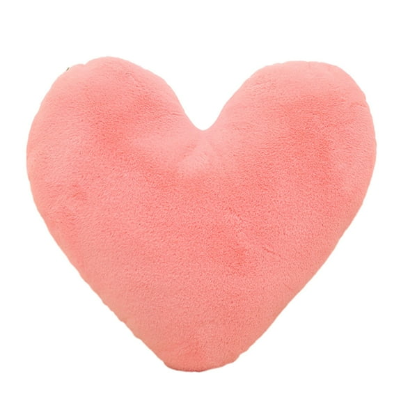 PRETXORVE Valentine's Day Shaped Pillow - Short Plush Puffy Shaped Decorative Pillow - Cute Plush Soft Pillow As a Children's Living Room and Sofa