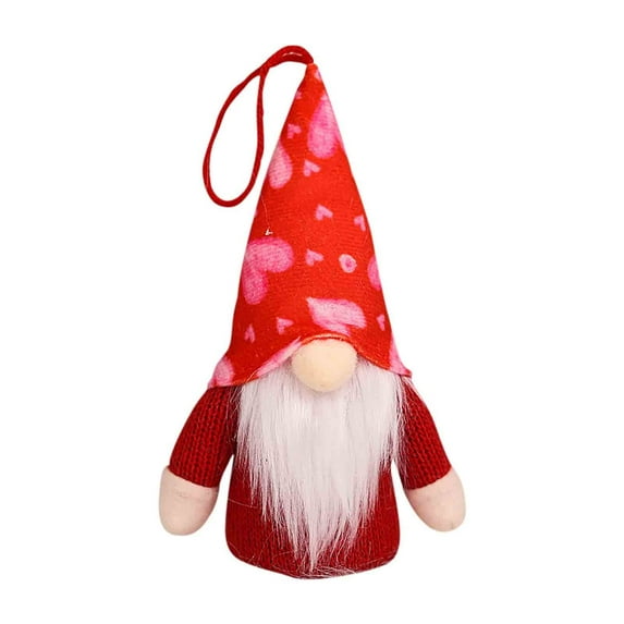 PRETXORVE Valentines Day Decorations, Lovers with Light Emitting Forest Man Doll Faceless Doll Valentine's Day Shopping Window Decoration