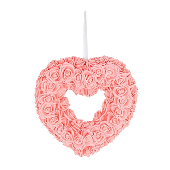 PRETXORVE Valentines Day Decorations, Valentine's Day Love Garland Door Wedding Proposal Party Scene Decoration Decoration Valentine's Day Heart-shaped Garland
