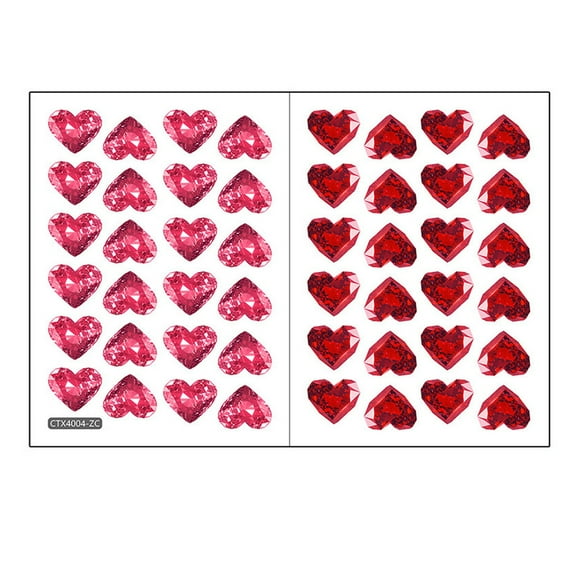 PRETXORVE Valentines Day Decorations, Valentine's Day Wall Sticker Room Gift Box Decoration Wall Sticker