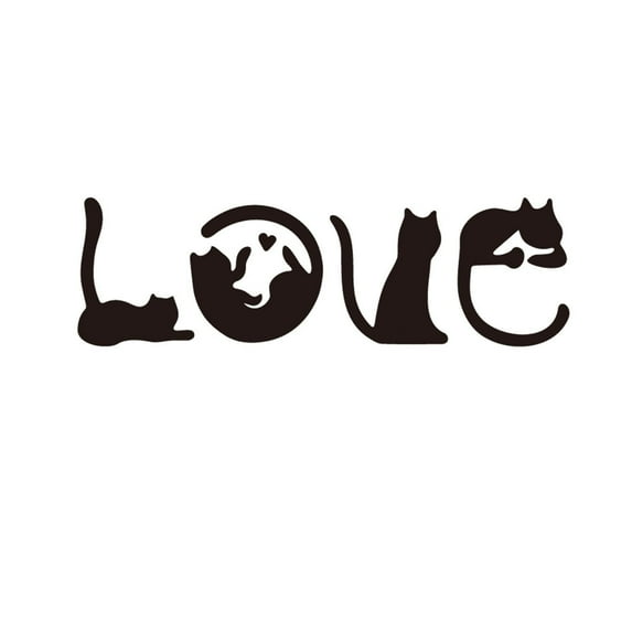 PRETXORVE Valentines Day Decorations, Valentine's Day Wall Sticker Window Sticker Refrigerator Sticker Decoration