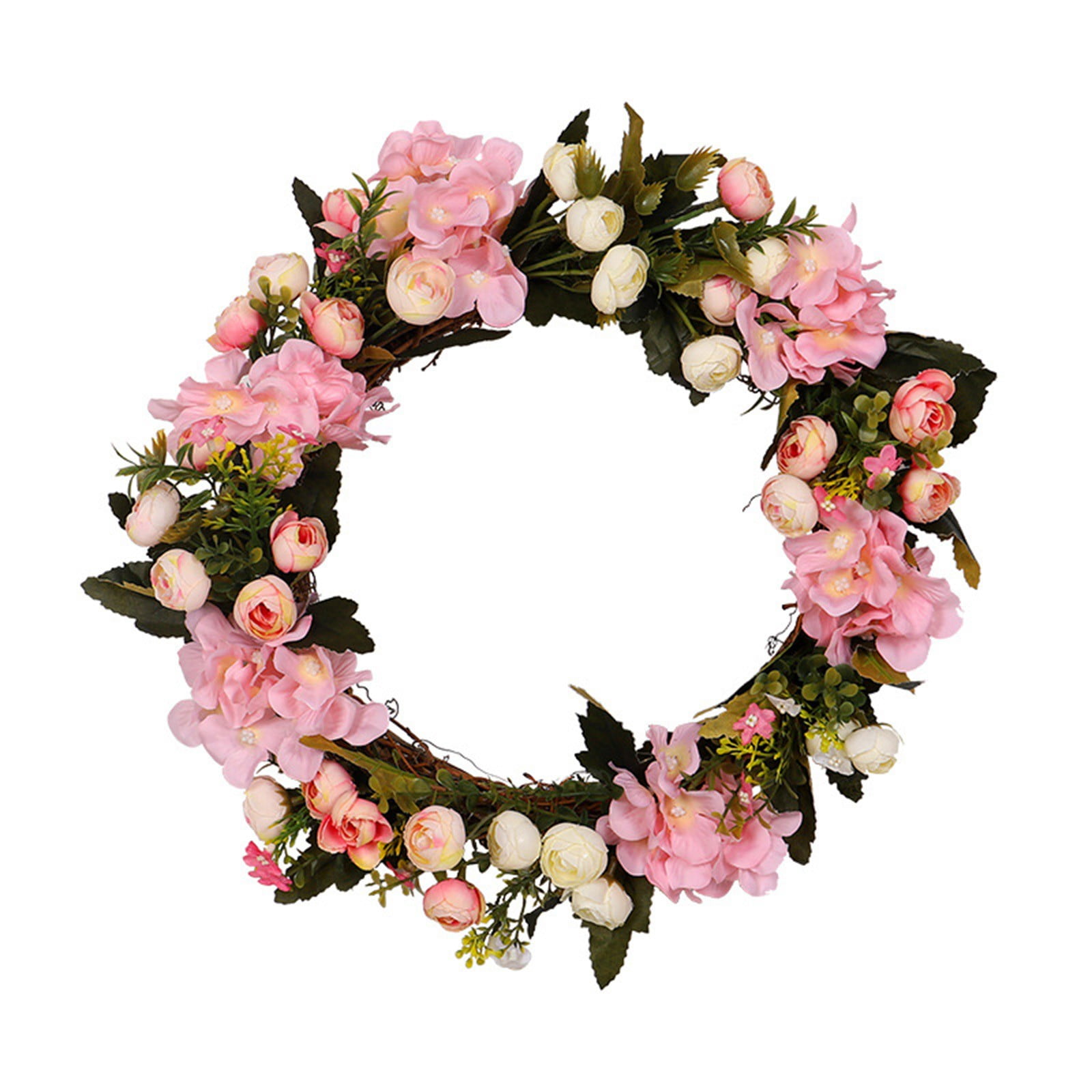 PRETXORVE Valentines Day Wreath 15 7 Inch New Spring Artificial Rose PRETXORVE Valentines Day Wreath 15 7 Inch New Spring Artificial Rose