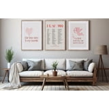 Valentines Day Cupid Love Office Poster, Set 3, Poster Only - Walmart.com