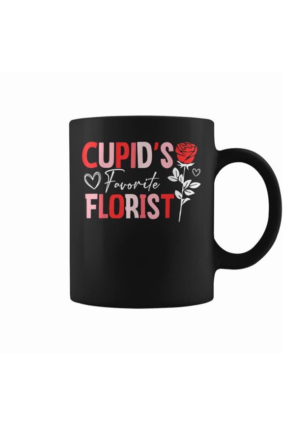 Valentines Day Cupids Favorite Florist Coffee Mugs