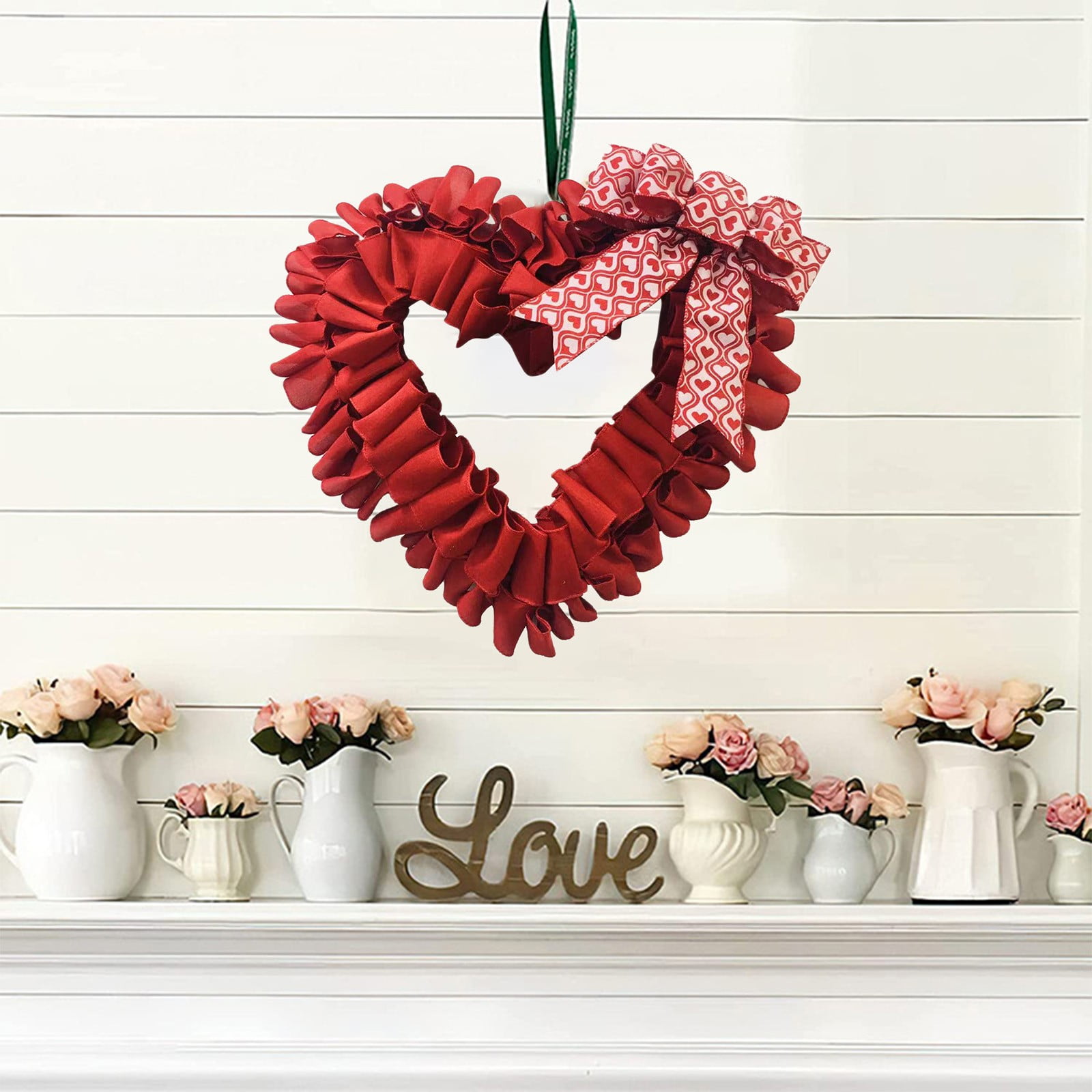 Valentines Day Decor Wreaths For Front Door Outside 16inch Valentine