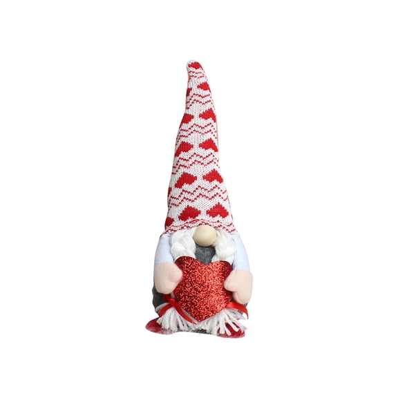 Valentines Day Decorations 11.8" Gnome Gifts - Plush Couple Gnomes Valentines Decor for Home Table Gift for Her Him Teacher Wedding Anniversary Valentines Day Gifts B