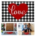 thumbnail image 1 of Valentines Day Decorations Valentine's Day Floor Mat Love Shaped Doormat Indoor Outdoor Entrance Bathroom Door Mat Valentine's Day Carpet 1 Carpet, 1 of 6