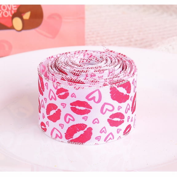 Valentines Day Decorations Clearance! Valentine's Day Washi Tape Decorative Tape for Lovers Wedding Anniversary Planner Diy Arts & Crafts Scrapbooking Gift Wrapping (Love) 1*Ribbon
