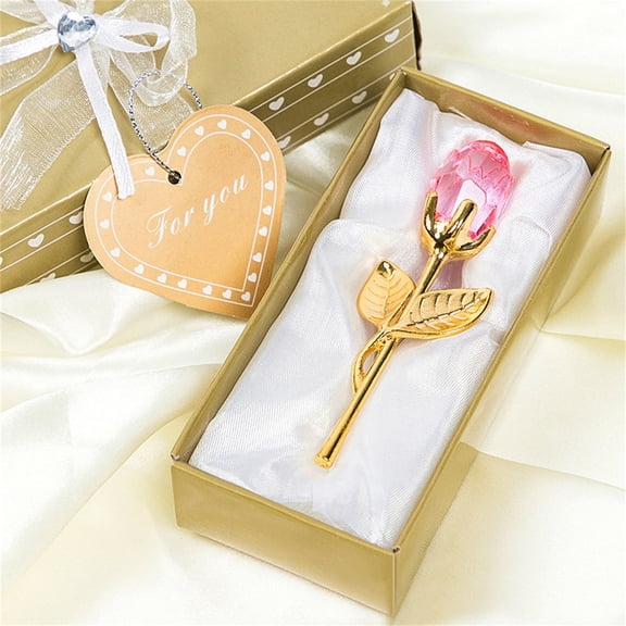 Valentines Day Decorations: Enchanted Crystal Rose Bloom, A Lasting Gift for Valentines Day Gifts for Her, Wife