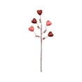 thumbnail image 1 of Valentines Day Decorations Floral Picks, Artificial Heart-Shaped Berry Branches, Gift for Wedding House Vase Decor, Pink, 1 of 6