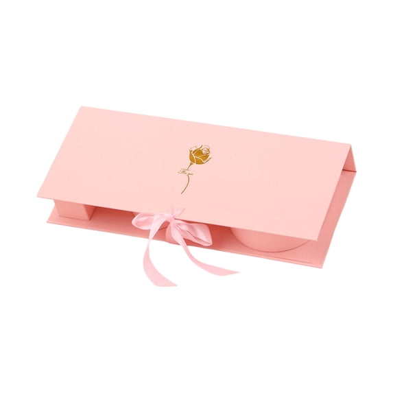 Valentines Day Decorations Gift Box LOVE Letter Flower Arrangement Box, Heart-Shaped Packaging for Anniversary Gifts, Black Elegant Keepsake Box for Her, Pink