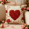 thumbnail image 1 of Valentines Day Decorations Heart Pattern Pillowcase - Christmas Gift 2026 & Valentine's Day Festive Decor, Sofa Cushion Cover for Living Room & Bedroom, Romantic Holiday for Home, 17.71*17.71in, B, 1 of 5