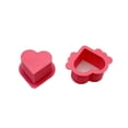 thumbnail image 1 of Valentines Day Decorations Heart Shaped Cake Mold, Silicone Baking Pan for Love Theme Desserts, Non-Stick Heart Cake Pan 2.1 inch, Valentine Baking Spring Home Party Festival Decor Pink, 1Pcs, 1 of 5