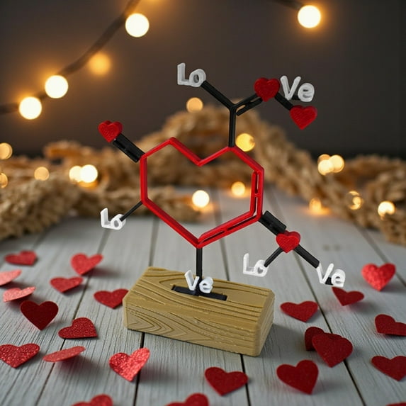 Valentines Day Decorations, Hearts Decoration, Romantic Valentines Day Decor for Indoor Home Office Table Tiered Tray Mantel Shelf Bedroom