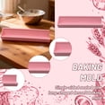 thumbnail image 1 of Valentines Day Decorations - Long Rectangle Baking Mold Single-Sided Closed Dessert Pan Pink Silicone Cake Mold for Brownies Bread Homemade Baking Supplies Kitchen Tool A, 8.9x1.2x2.2", 1 of 5