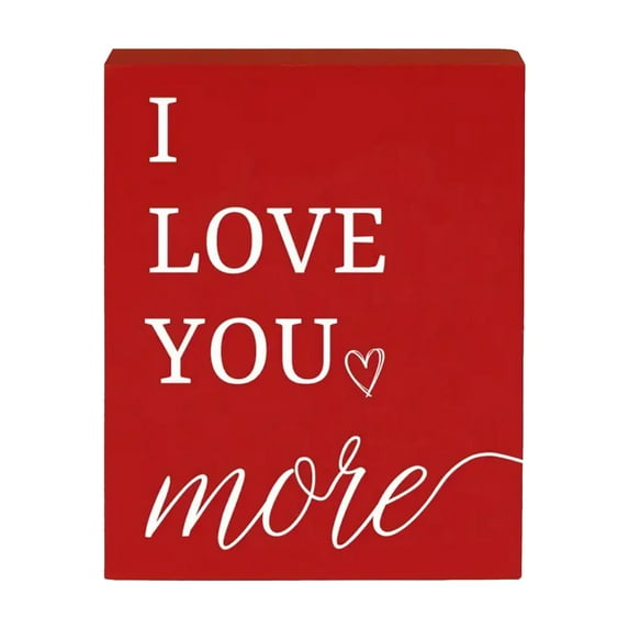 Valentines Day Decorations Love Sign Valentine Decor Anniversary Decorations Home Desk Decor Valentines Day for Her Him, Desktop Ornament