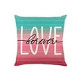 thumbnail image 1 of Valentines Day Decorations Pillow Covers 18x18 Inch Throw Pillowcase Winter Holiday Decorative Cushion Covers for Sofa Couch Bedroom Home Decor Love Theme Red-Pink D, 1 of 4