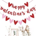 thumbnail image 1 of Valentines Day Decorations, Valentine's Day Banner, Heart Garland, Valentines Confetti for Tables Red Heart Hanging Ceiling Decorations for Decor Valentine Party Supplies, 1 of 7