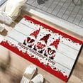 thumbnail image 1 of Valentines Day Decorations Valentines Welcome Doormat Red Heart Gnome Front Door Mats Outdoor Entry Valentine’s Day Doormat Home Non Slip Doormat Indoor Washable Floor Mat Patio Entrance Entryway Mat, 1 of 3