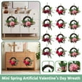 thumbnail image 1 of Valentines Day Decorations Wreath Set for Front Door , 4pcs 10in Heart Garland for Front Door, Spring Artificial Flower Wreath, Kitchen Cabinet Valentine Decorations for Home Indoor Easter Decor A, 1 of 7