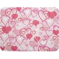 thumbnail image 1 of Valentines Day Dish Drying Mat for Kitchen Pink Hearts Absorbent Reversible Microfiber Kitchen Countertop Protector Dishes Pad Large 18x24 inch, 1 of 7