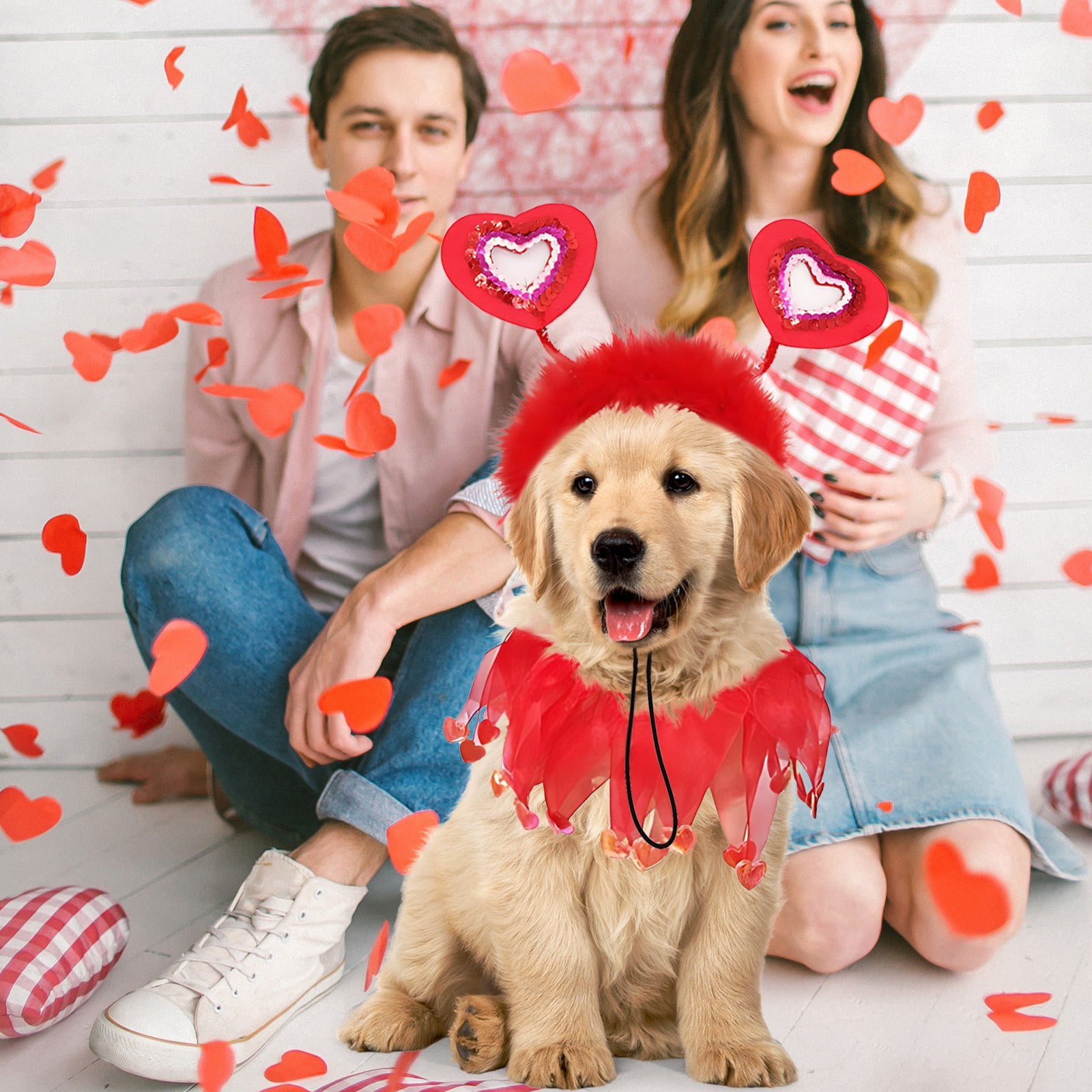 Chuarry Valentinstag Kostüm – Rotes Herz-Kostüm Für Erwachsene, One-Size, Aus Weichem Filz