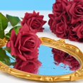 thumbnail image 1 of Valentines Day Flowers, Fake Roses Artificial Flowers with Long Stems, Silk Pink Roses Bouquet for Wedding Vase Mothers Day Flower Arrangement Home Decor (Pink), 1 of 5