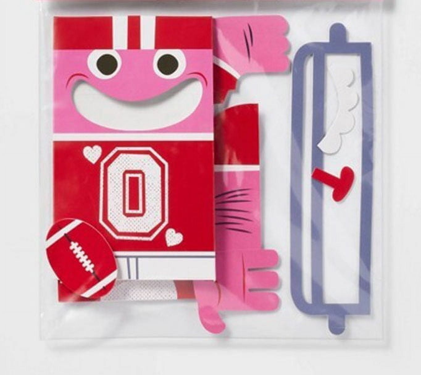 Valentines Day Football Character Mailbox Decorating Kit - Walmart.com