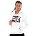 thumbnail image 1 of Valentines Day Funny Wine Lovers Hoodie Sweatshirt Women Brisco Brands M, 1 of 6