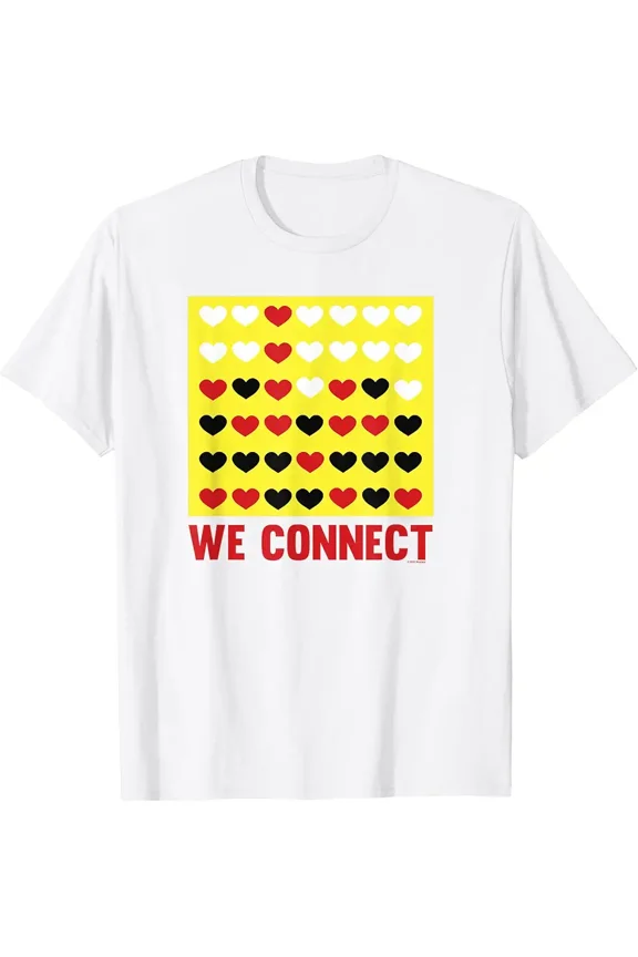 Valentines Day Game We Connect Hearts Interactive Social Logic Unisex T-Shirt N01586, up to size 5XL