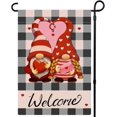 thumbnail image 1 of Valentines Day Garden Flag 12x18 Inch Double Sided Love Gnomes Yard Flag Valentine‘s Day Seasonal Holiday Outdoor Decoration, 1 of 6