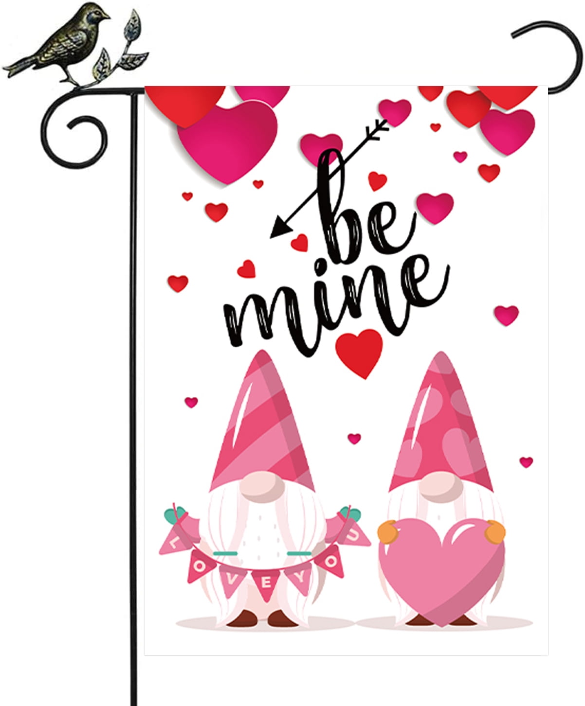 Valentines Day Garden Flag, 28x40 Inch Valentine's Day Flag, for Your