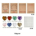 thumbnail image 1 of Valentines Day Gem Gifts for Kids,24 Pack Prefilled Valentine's Day Cards with Heart-shaped Gemstone for School Classroom Class Party Favor, Valentine Rock Crystal Gift, 1 of 5