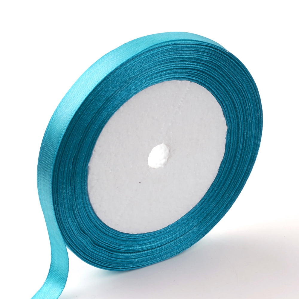 Valentines Day Gifts Boxes Packages Single Face Satin Ribbon Polyester Ribbon Light Sea Green 1-12 inch~1-5/8 inch(37~40mm)