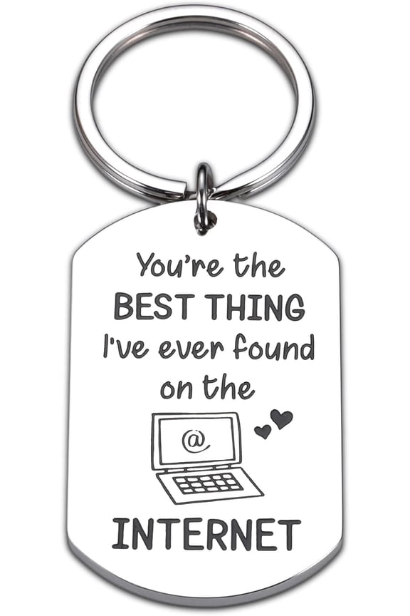Valentines Day Gifts for Him Boyfriend Birthday Gifts for Him Men Girlfriend Couple Anniversary for Husband Gifts from Wife Internet Love Gifts Met Online Dating Gift Online Friends Gift for Women Men