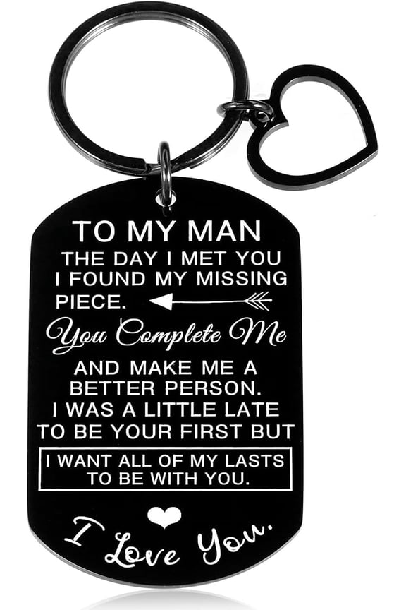 Valentines Day Gifts for Him Boyfriend Husband Valentines Gifts for Him Anniversary for Him Husband Boyfriend Birthday Gifts for Men I Love You Keychain Gifts for Groom Fiance Christmas Wedding Gifts