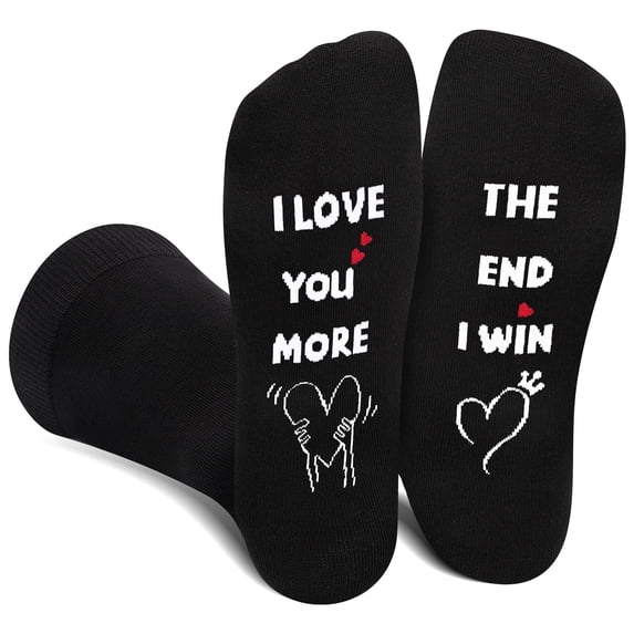 Funny Novelty Socks for Men Women Valentine's Day Gift-Cool Unique Silly Crazy Socks for Boyfriend Husband Girlfriend Wife,Valentine Christmas Birthday Gifts for Him Her Stocking Stuffers