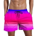 Valentines Day Gifts Fashionable And Comfortable Men'S Gradient Beach