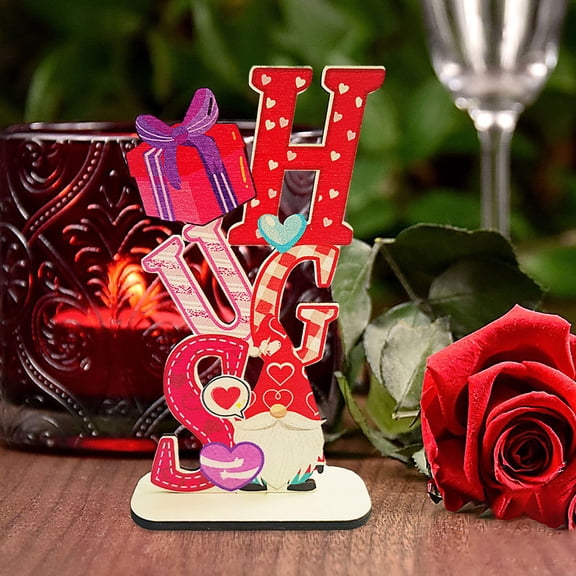 Valentines Day Gifts For He Fmlxio Valentine's Day Wooden Decorations Desktop Decoration Best Buy
