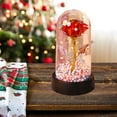 thumbnail image 1 of Valentines Day Gifts for Her, Birthday Gifts for Women, Mother's Day Rose Flower Gift, Artificial Forever Flower, Flashed LED Light up Glass Rose Gifts for Mom 3.3X6inch (D) Clearance!, 1 of 6
