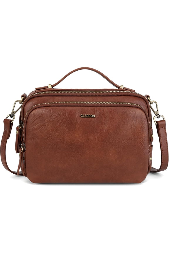 Valentines Day Gifts for Her: Spring Crossbody Bags and Medium Pocketbooks for Women Small Satchel Purse with Top Handle | Multi Compartments, Soft Vegan Leather, Fit A5 Notebook, Pad Mini