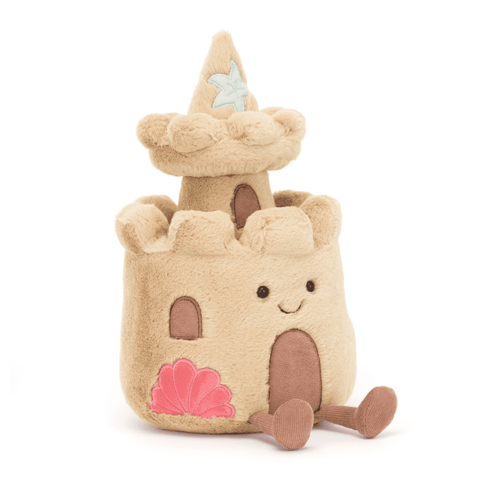 Valentines Day Gifts Jellycat - Amuseables Sandcastle - Gifts for Girls Boys Kids Women