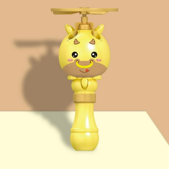 Valentines Day Gifts for Kids Latrodar Stocking Stuffers for Kids Bubble Machine Fying Bamboo Bubble Machine Stick Toddler Summer Outdoor 70ml Yellow Party Favor 4x5.2 Inch