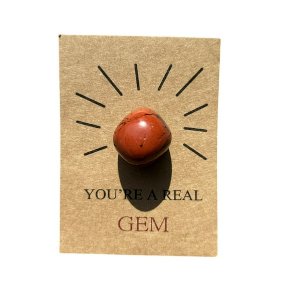 Valentines Day Gifts for Kids - Valentine Cards with Heart-Shape Plastic Gems, Crystal Healing Theme, Emotional Wellness Gift, School Exchange, Classroom Party Favor,C