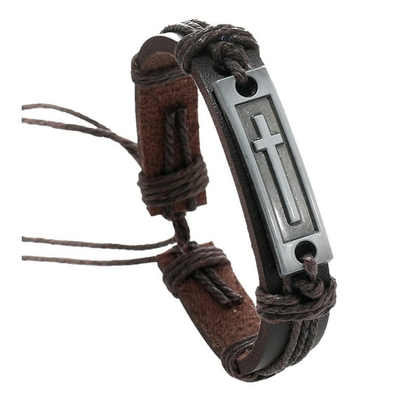 Valentines Day Gifts, Leather Bracelet for Men: Confirmation Gifts for Teenage Boy ,Gifts for Girlfriend Boyfriend