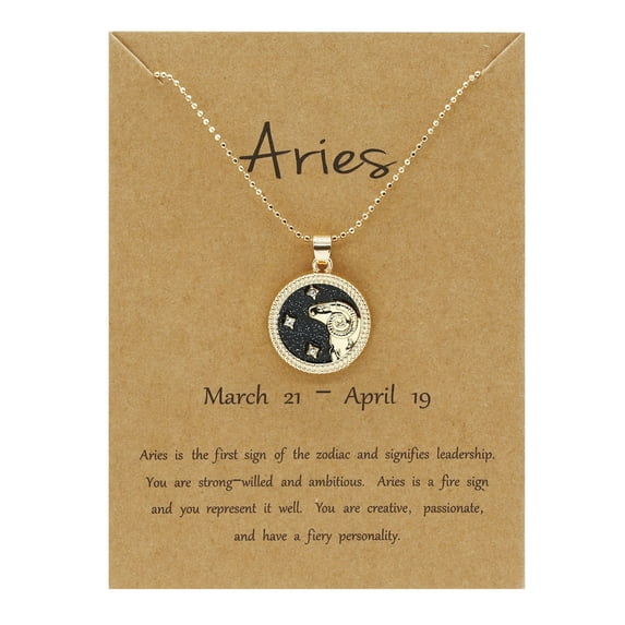Valentines Day Gifts for Her Necklaces Pendants for Women Womens Sweater Chain Day Night Twelve Constellation Couple NeckGifts Clearance Birthday Gifts for Women